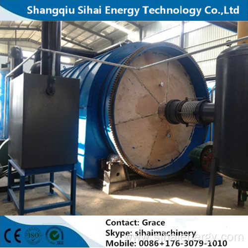 Waste Tyre Recycling Machinery To Make Diesel Oil